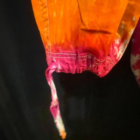 *65-473-You Are FUNtastic Hand dyed DKR Linen 3/4 pants - Picture 9 of 13